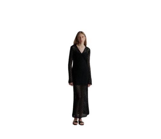 Viktoria Chan Dorrie Knit Dress Kjole Sort female S Viktoria Chan Dorrie Knit Dress Kjole Sort female S
