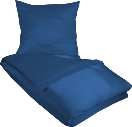Ensfarget sengetøy   Blått sengesett   100% silke   Butterfly Silk sengetøy
