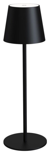 Platinet 45925 Bordlampe   LED   Oppladbar   Sort   HÃ¸yde: 37 cm
