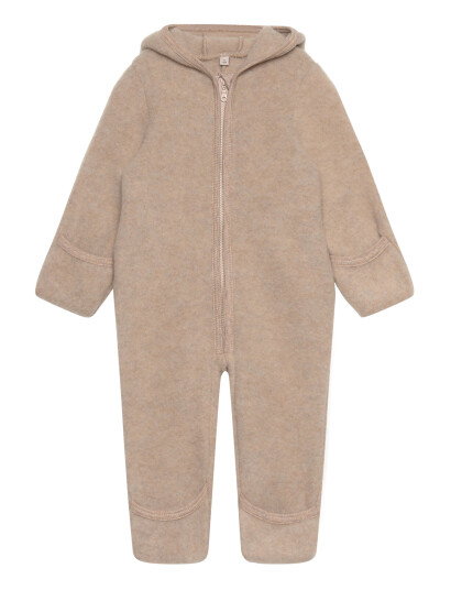 Huttelihut Pram Suit Wool Fleece Beige 98