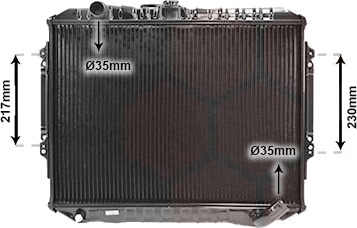 VAN WEZEL 32002164 Radiator motorkjøling VAN WEZEL 32002164 Radiator motorkjøling