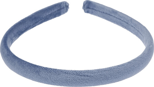 DARK Velvet Hair Band Thin Country Blue