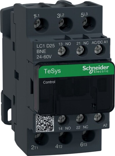 Schneider Electric LC1D25BNE Kontaktor 11 kw, 25 A 24-60 v
