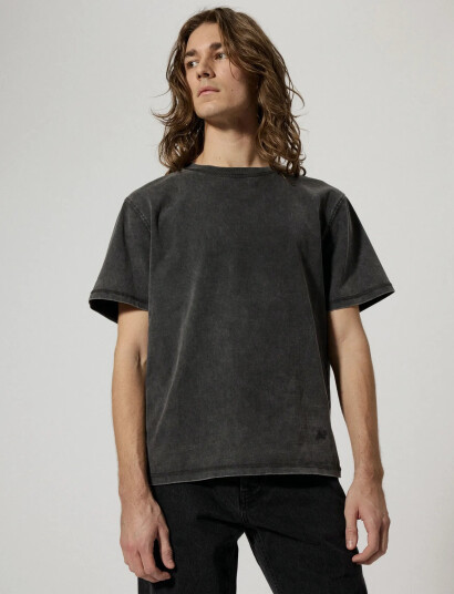 Brixtol Textiles Bt T Shirt Washed Grey Black S Brixtol Textiles Bt T Shirt Washed Grey Black S