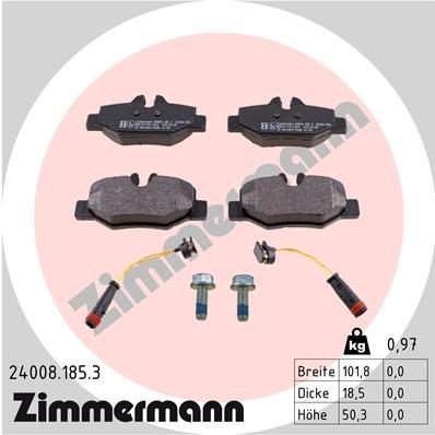 Bremseklosser ZIMMERMANN 24008.185.3