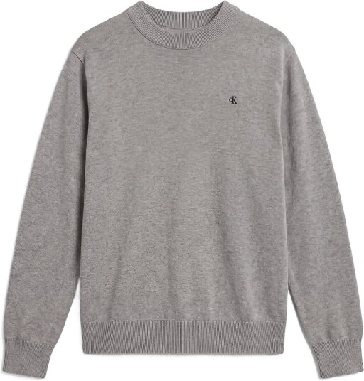 Calvin Klein Jeans Ls Eu Clsc Cttn Crwnk Swtr 12Gg Grey XL