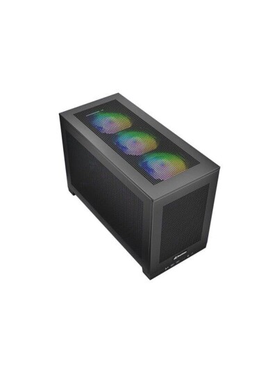 Sharkoon Rebel C20 Mini-ITX Kabinett Tower med RGB Belysning Svart