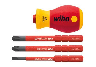 Wiha 1000 V SlimBit Tilholderskrutrekker med SoftFinish VDE
