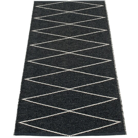 Pappelina Gulvteppe Max 70 x 160 cm black/vanilla