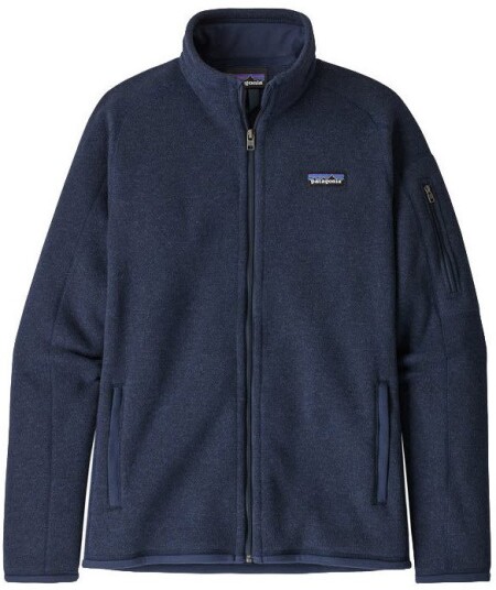 Patagonia Better Sweater Jakke Dame Marineblå S med høy krage