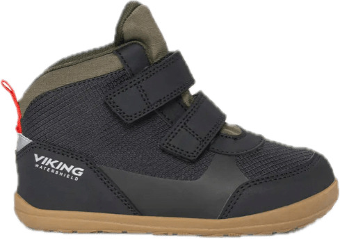 Viking Footwear Kid´s/junior´s Aspen Barefoot Mid Wp 2v Black 35