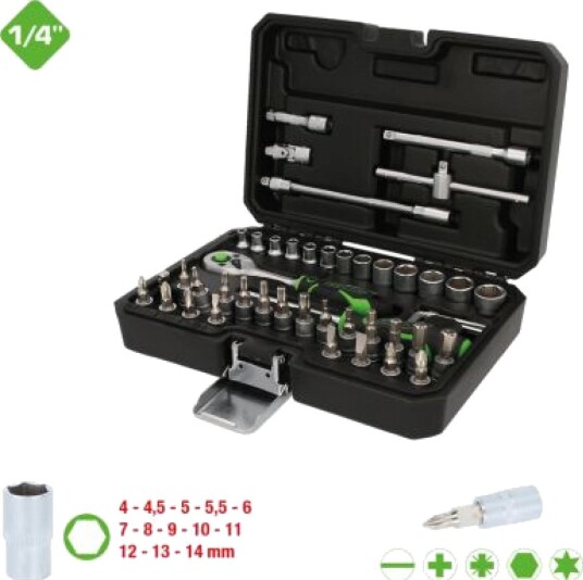 KS TOOLS 512.0048 Pipenøkkelsett