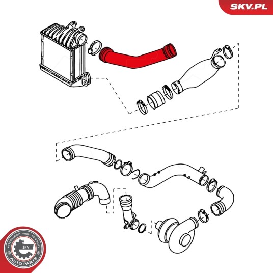 ESEN SKV 24SKV035 Ladeluftslange