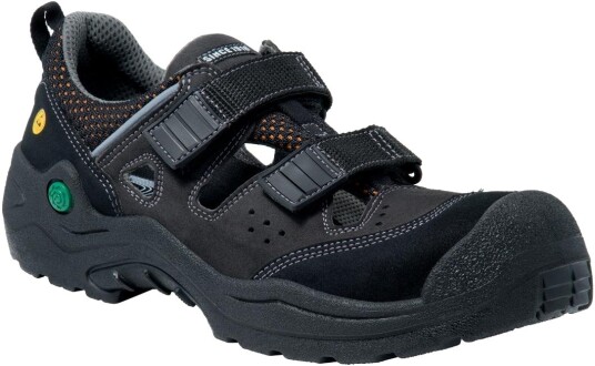 Jalas Vernesandal 6418 Bio S1P Unisex Str. 44 Sort Par