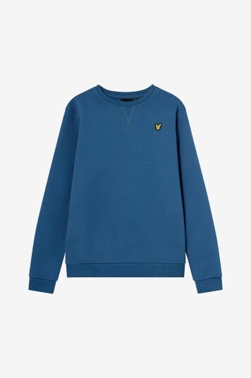 Lyle & Scott Collegegenser Crew Neck Blå