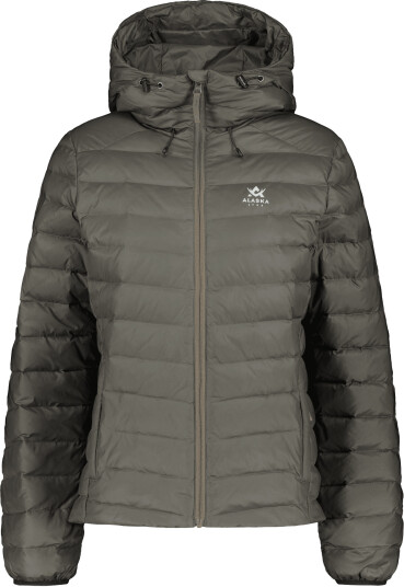 Alaska 1795 Dunjakke Dame Moss Brown S 25 % rabatt i handlekurven S