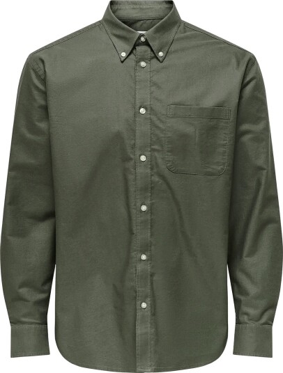 ONLY & SONS Onsoxford Ls Shirt Frml Noos Khaki green S