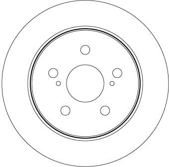 Bremseskive TRW DF8335