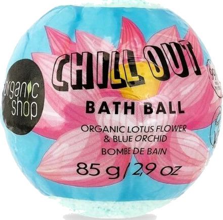 Organic Shop bath ball lotus flower & blue orchid 85 g