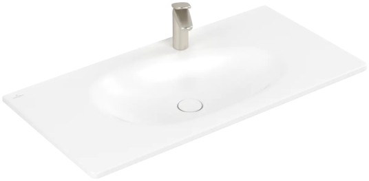 V&B Antao Møbelservant 100x50 cm, 1 bl.hull, C+, Stone White