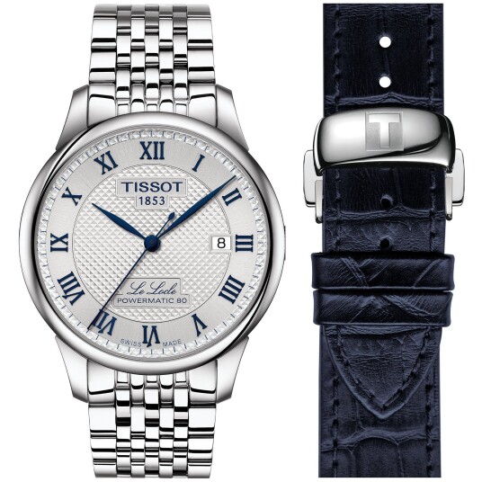 Tissot Le Locle Powermatic 80 20th Anniversary T0064071103303 - Herre - 39 mm - Analog - Automatisk - Safirglass Tissot Le Locle Powermatic 80 20th Anniversary T0064071103303 - Herre - 39 mm - Analog - Automatisk - Safirglass