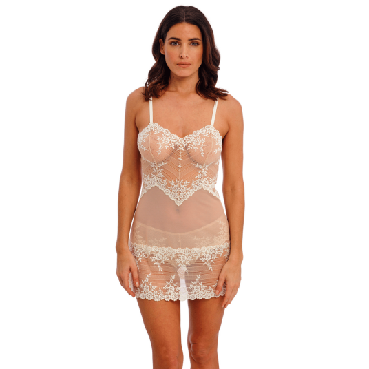 Wacoal Embrace Lace Chemise Beige XX-Large Dame Wacoal Embrace Lace Chemise Beige XX-Large Dame