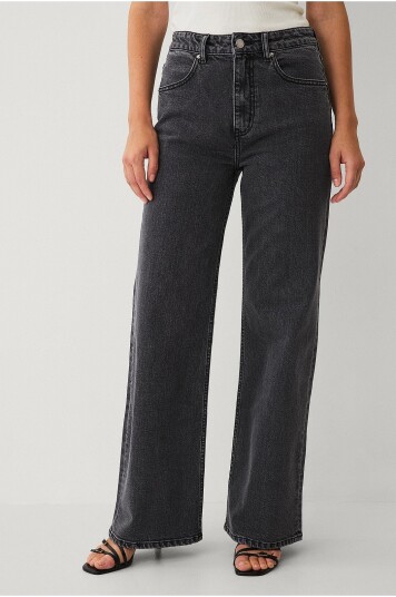 Ellos Collection Jeans med vide ben Svart