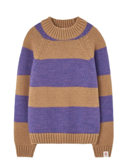 THE ANIMALS OBSERVATORY Stripes Beife Boxfish Sweater Beige 6 Y THE ANIMALS OBSERVATORY Stripes Beife Boxfish Sweater Beige 6 Y