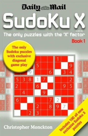 Sudoku X Book 1 Av Christopher Monckton Sudoku X Book 1 Av Christopher Monckton