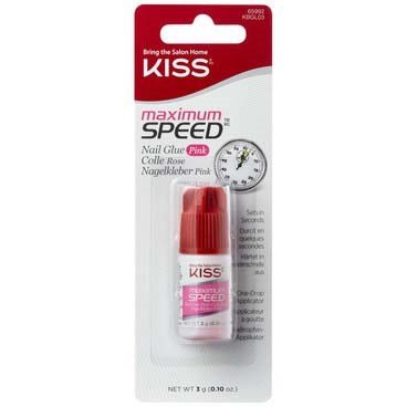 Kiss Maximum Speed Pink Nail Glue Kiss Maximum Speed Pink Nail Glue