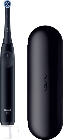 Oral-B iO Series 2 Elektrisk Tannbørste med etui 3 børsteinnstillinger, timer Night Black