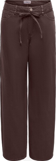 Only Jeans Onlgianna Silla Mw St Belt Pant Pnt Brun