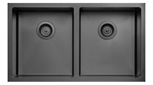Tapwell Ta4040 PVD Kjøkkenvask Svart Matt (TA-9425537)