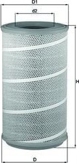MAHLE LX 605/1 Luftfilter MAHLE LX 605/1 Luftfilter