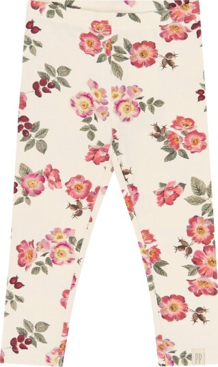 Petit Piao Leggings - PpStar - Eggnog Nype Aop - Petit Piao - 2 år (92) - Leggings Beige Hvit Rosa