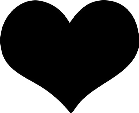 Securit Fb Heart 300 X 500 Mm Melamine Harpiks Velcro Mappe Svart