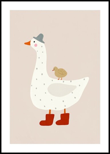 Gooseandgoslingno02 Plakat Plakat / 30x40cm Gooseandgoslingno02 Plakat Plakat / 30x40cm