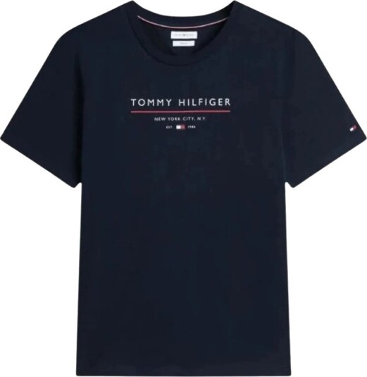 Tommy Hilfiger Brand Love New Rwb Reg Tee Navy M