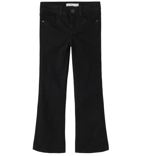 Name it kids - Jeans nkfPolly Skinny Boot Jeans 1142 - Svart