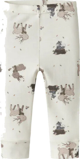 Name It Willitus ull leggings til baby - snow white aop folkstone Name It Willitus ull leggings til baby - snow white aop folkstone