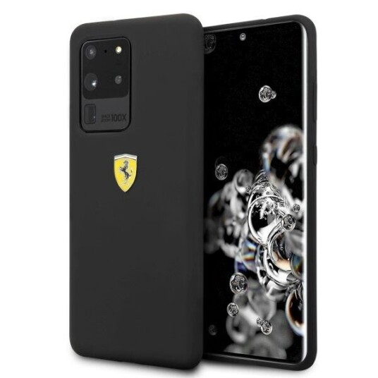 Ferrari Hardcase til Samsung Galaxy S20 Ultra G988 Silikon Svart