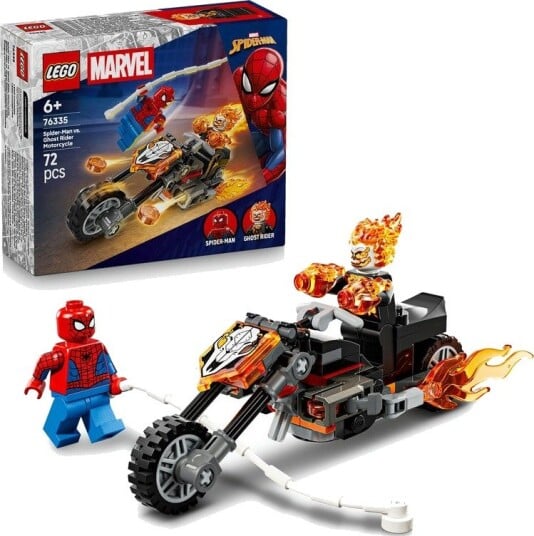 Lego Super Heroes 76335 Marvel Spider-Man Mot Ghost Rider På Motorsykkel Lego Super Heroes 76335 Marvel Spider-Man Mot Ghost Rider På Motorsykkel