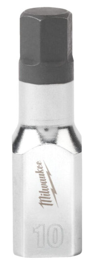 Milwaukee BITS PIPE HEX 3/8" 10MM