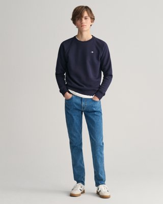 Gant Jeans i slim fit til gutter MID BLUE 170