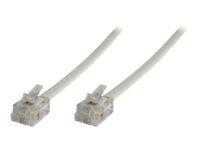MicroConnect RJ-11 Telefonkabel 2m - Hann til Hann
