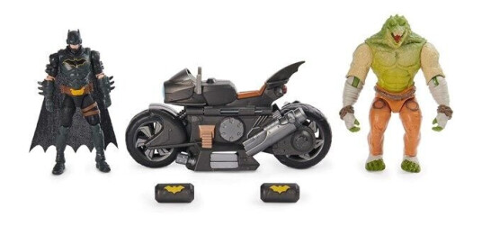 Batman & DC Universe Batman Batcycle m/10 cm Figurer Batman & DC Universe Batman Batcycle m/10 cm Figurer