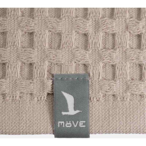 Möve Waffelpiquee håndkle 50x100 cm beige