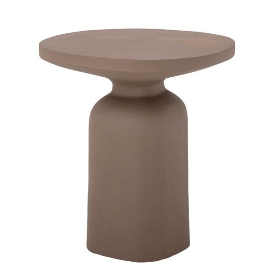 Bloomingville Milan Sidebord Aluminium Brun Ø44,5 cm. 1635910-01-0 1708864-01-0