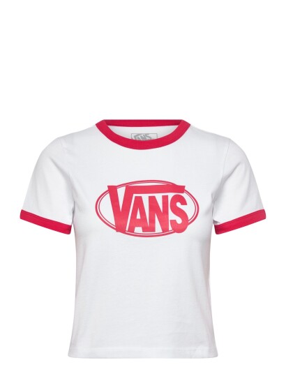 VANS W Center Chest Ringer Tee White S