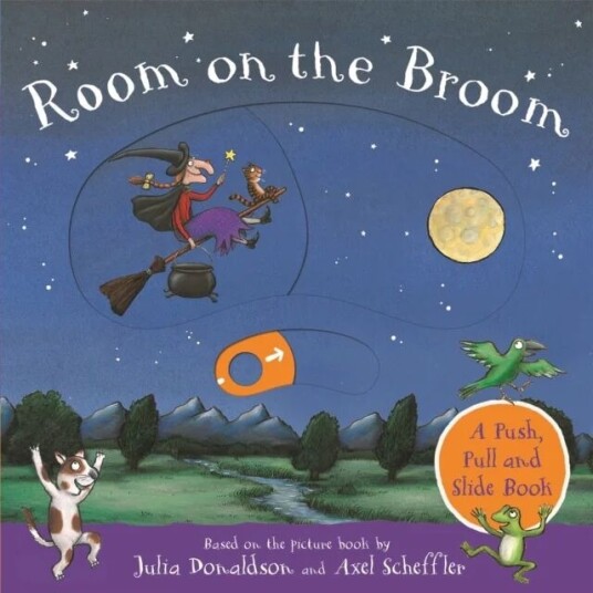 Room On The Broom: A Push, Pull And Slide Book Av Julia Donaldson